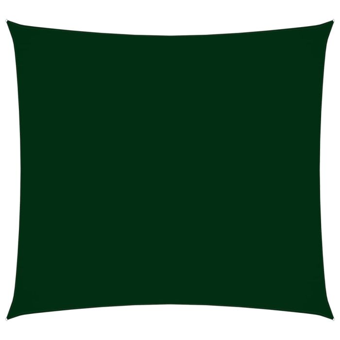 Sunshade Sail Oxford Fabric Square 7x7 m Dark Green