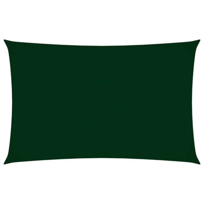 Sunshade Sail Oxford Fabric Rectangular 2x5 m Dark Green