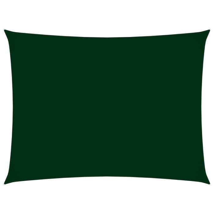 Sunshade Sail Oxford Fabric Rectangular 4x6 m Dark Green