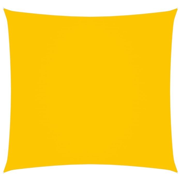 Sunshade Sail Oxford Fabric Square 4.5x4.5 m Yellow