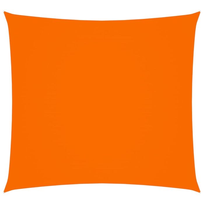 Sunshade Sail Oxford Fabric Square 7x7 m Orange