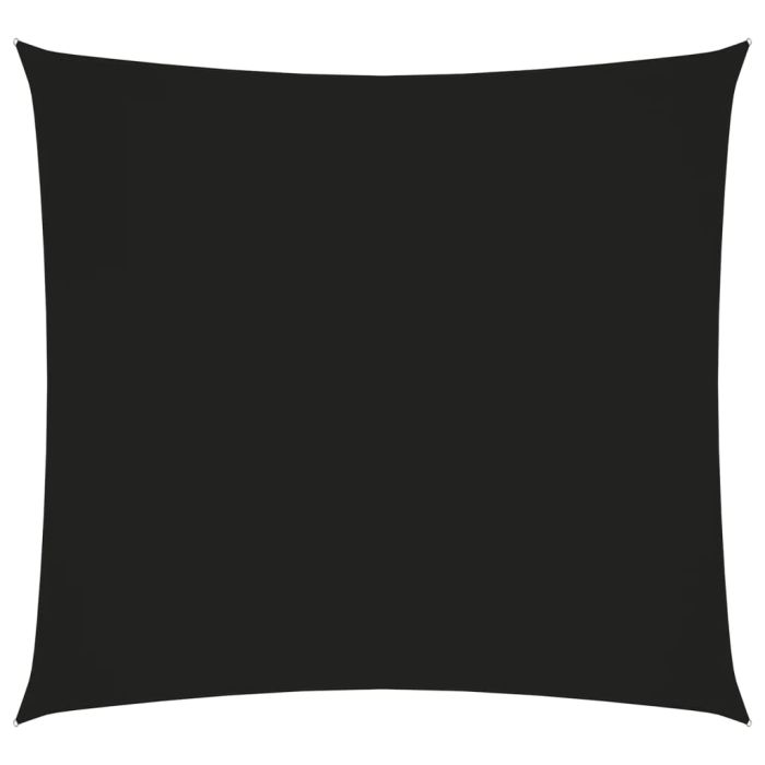 Sunshade Sail Oxford Fabric Square 3x3 m Black