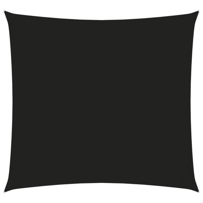 Sunshade Sail Oxford Fabric Square 4x4 m Black