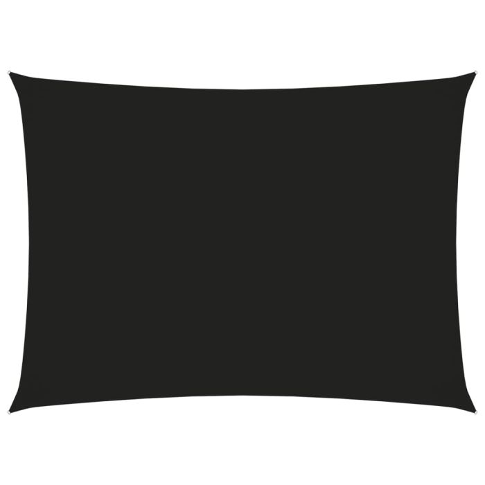 Sunshade Sail Oxford Fabric Rectangular 2x3.5 m Black