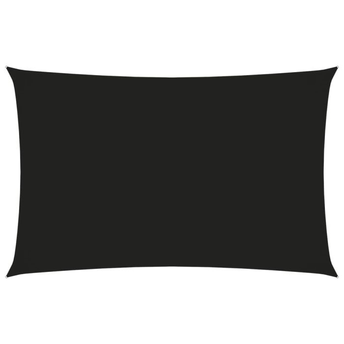 Sunshade Sail Oxford Fabric Rectangular 2x5 m Black