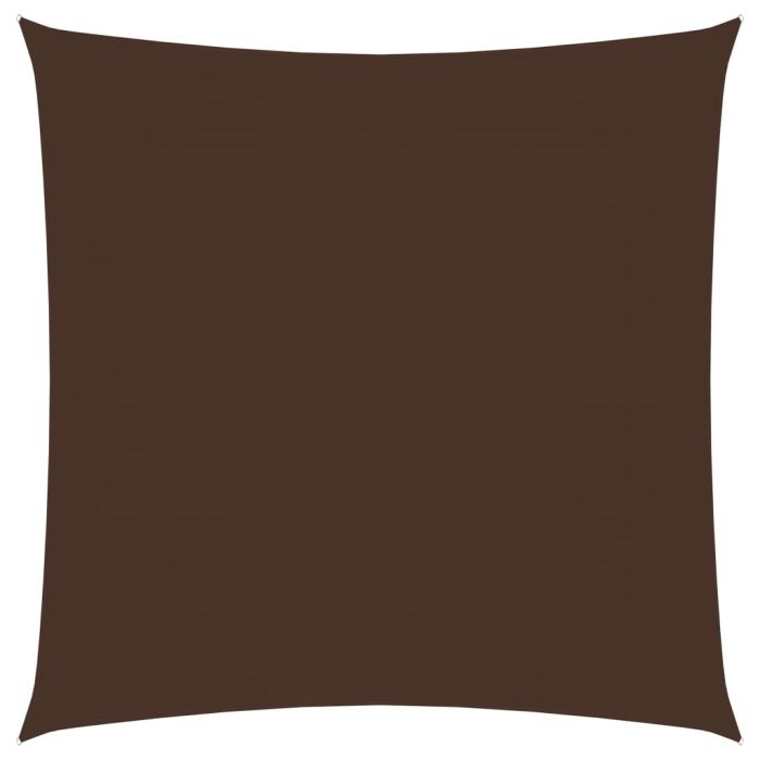 Sunshade Sail Oxford Fabric Square 5x5 m Brown