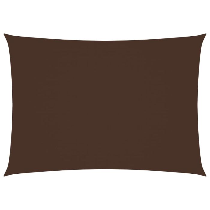 Sunshade Sail Oxford Fabric Rectangular 3x4 m Brown