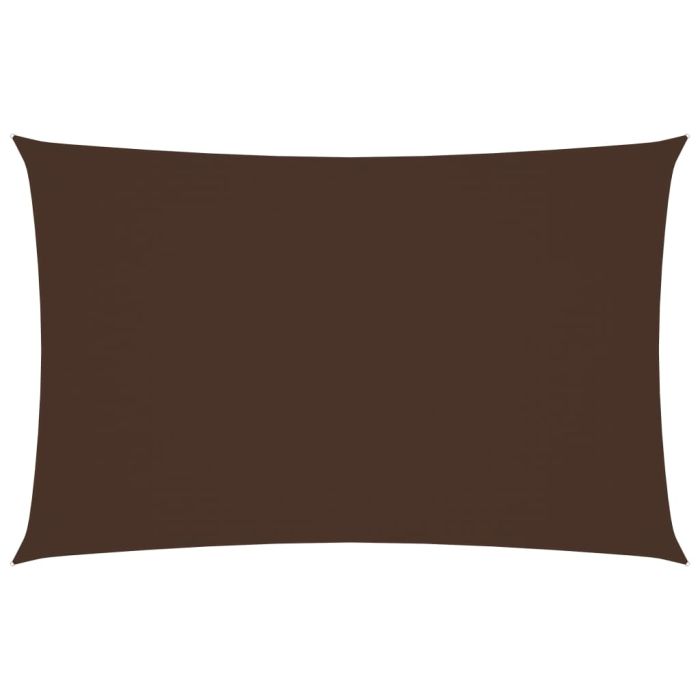 Sunshade Sail Oxford Fabric Rectangular 3x6 m Brown