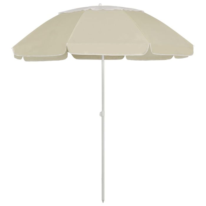 Beach Umbrella Sand Yellow 300 cm