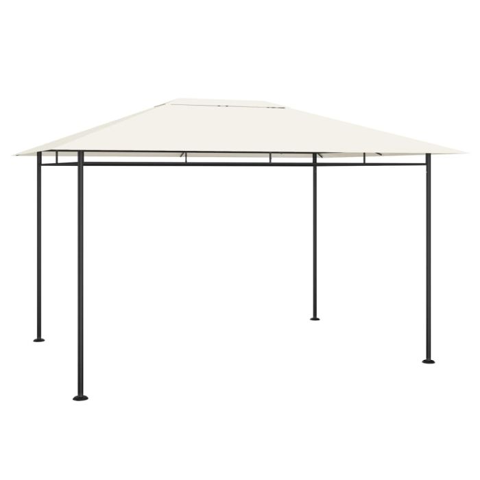 Gazebo 384x281x270 cm Cream 180 g/m2