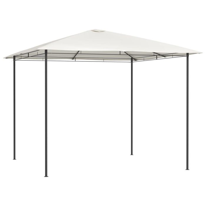Gazebo 3x3x2.6 m Cream 160 g/m2
