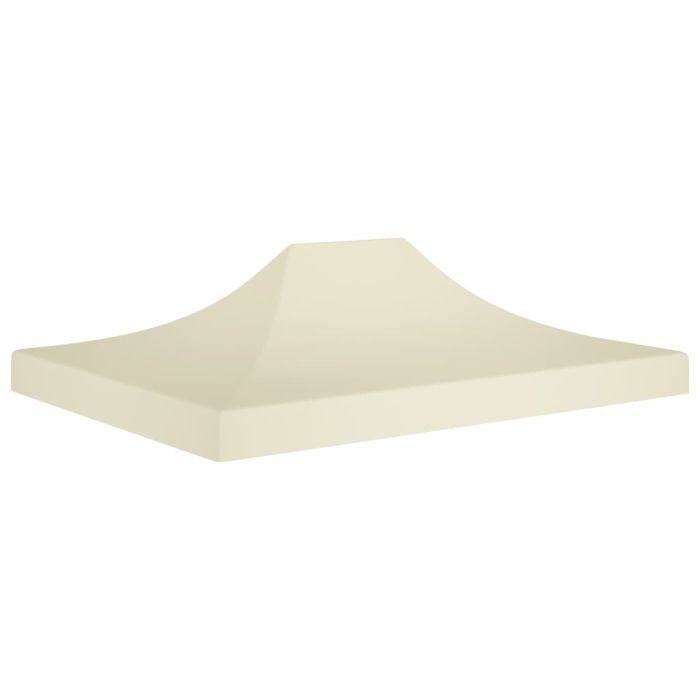Party Tent Roof 4.5x3 m Cream 270 g/m2
