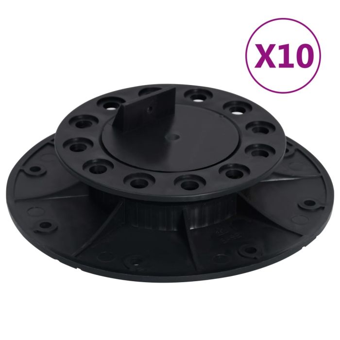 Adjustable Feet for Decking 10 Pcs 25-40mm