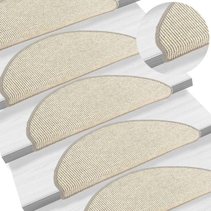 Stair Mats Self-adhesive 15 pcs Silver 65x21x4 cm