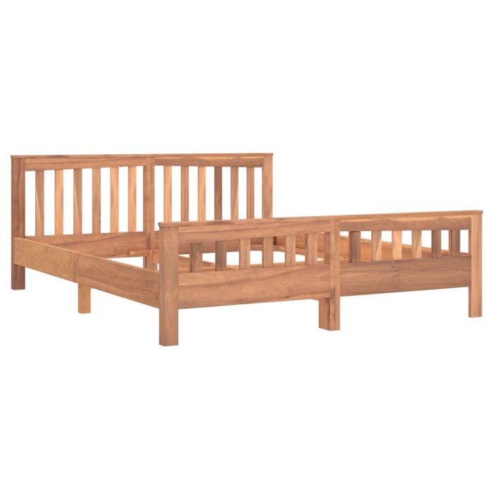 Bed Frame Solid Teak Wood 160x200 cm