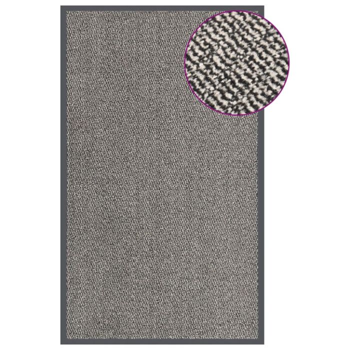 Doormat Tufted 90x150 cm Light Brown