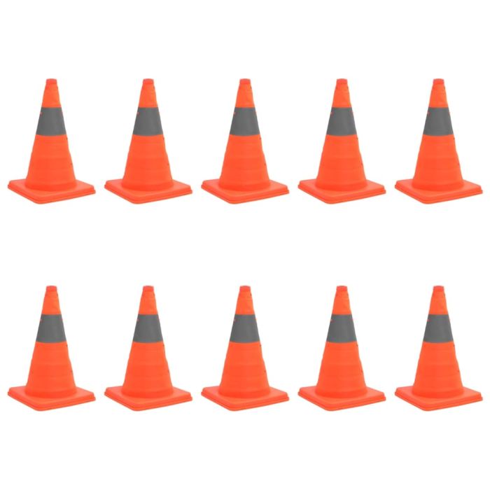 Pop-up Traffic Cones 10 pcs 42 cm