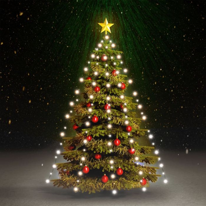 Faune Christmas Tree Net Lights with 180 LEDs Cold White 180cm