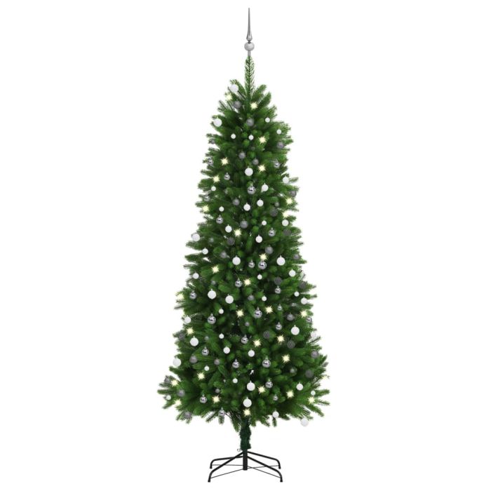 Fluer Green Pre-lit Tree Ball Set 240cm
