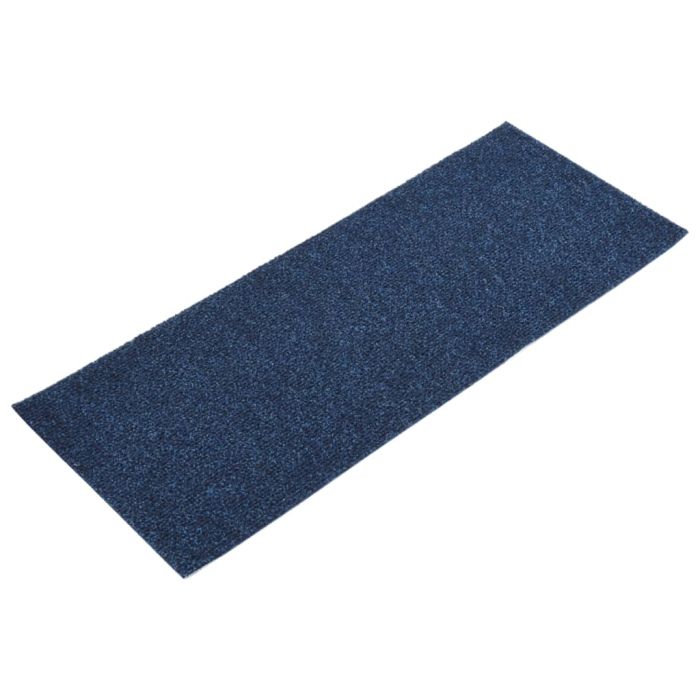 Self-adhesive Stair Mats Rectangular 15 pcs 60x25 cm Blue