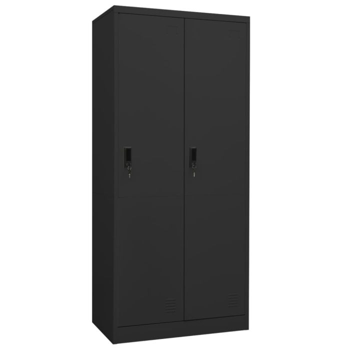 Wardrobe Anthracite 80x50x180cm Steel