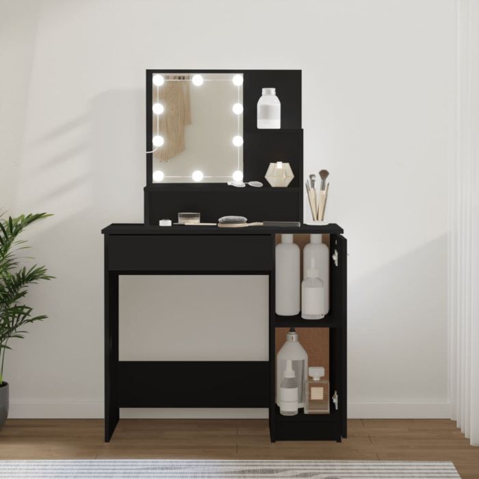 Dressing Table - CHENNAI Dresser Black 86.5cm