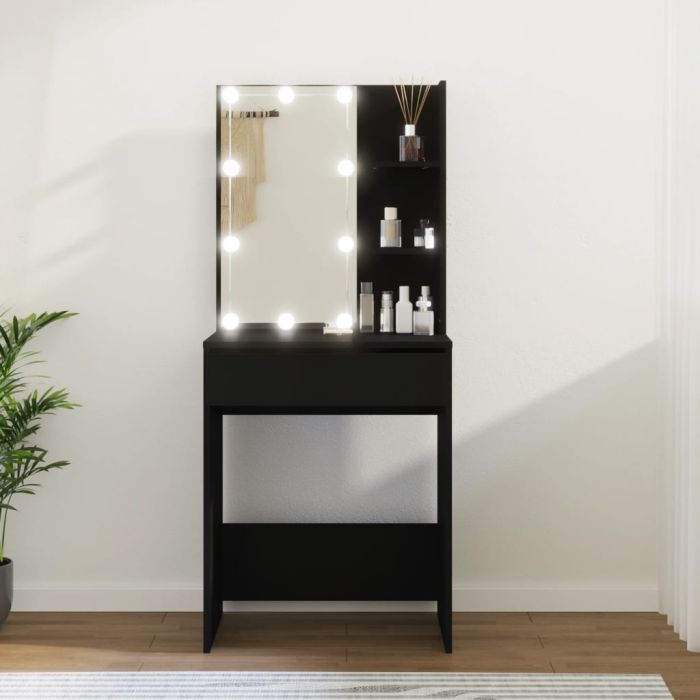 Dressing Table - DULO Dresser Black 60cm