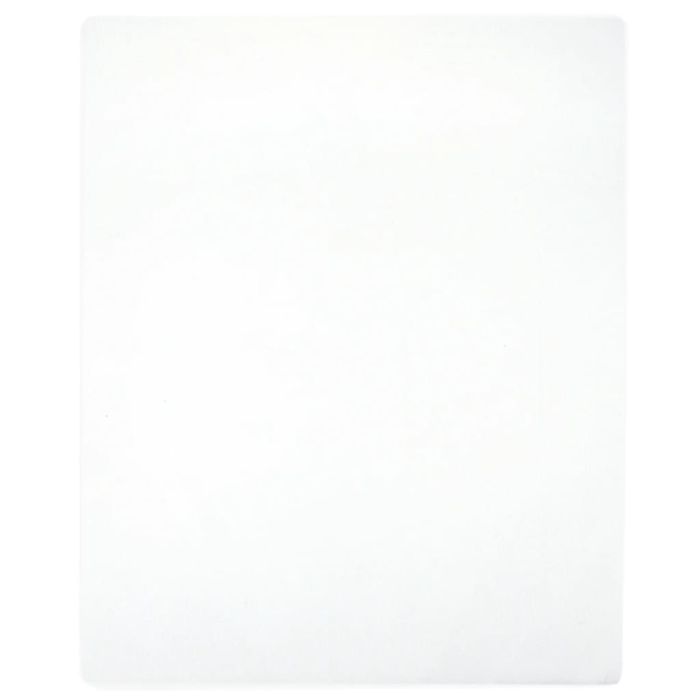 Jersey Fitted Sheet White 90x200 cm Cotton