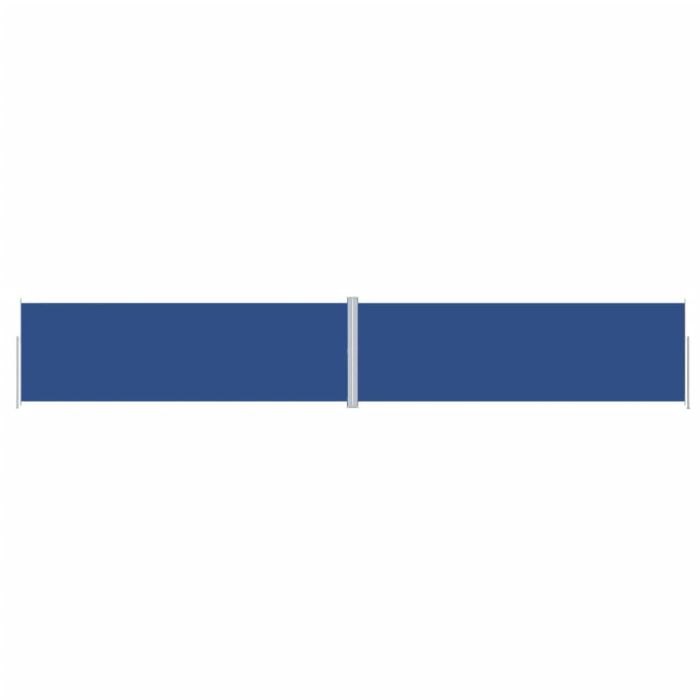 Retractable Side Awning Blue 200x1200 cm
