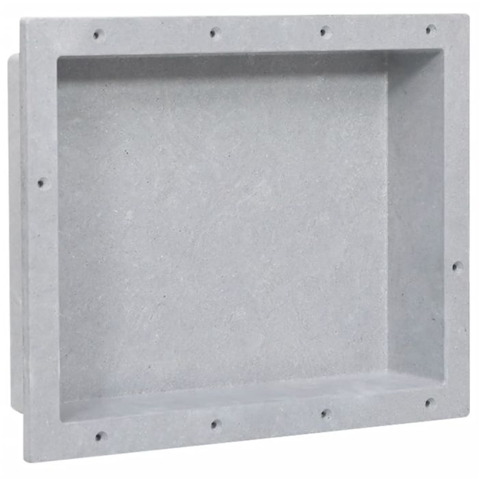 Shower Niche Matt Grey 41x51x10 cm