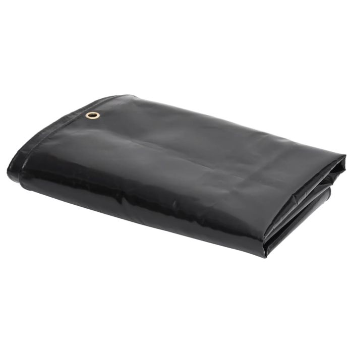 Tarpaulin 650 g/m2 3x4 m Black