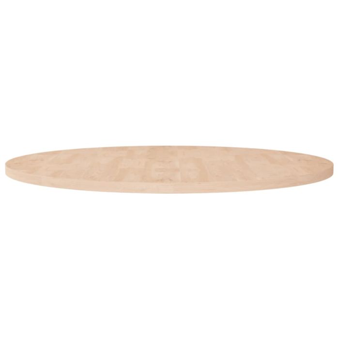 Round Table Top Untreated Solid Wood Oak