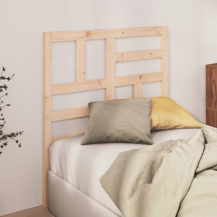 Bed Headboard 81x4x104 cm Solid Wood Pine