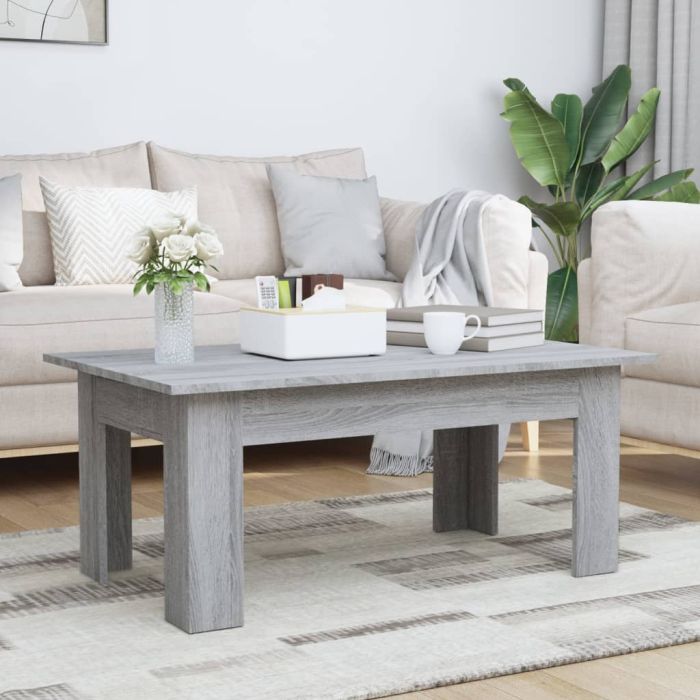 Coffee Table Grey Sonoma 100x60x42 cm Engineered Wood