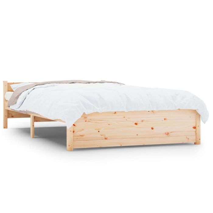 Bed Frame Solid Wood 140x200 cm