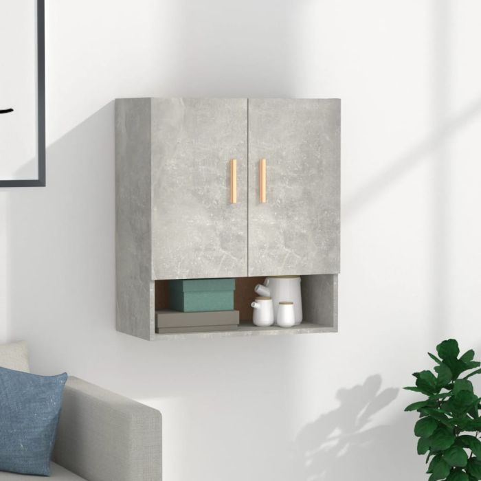 Wall Cabinet Concrete Grey 60x31x70 cm Engineered Wood
