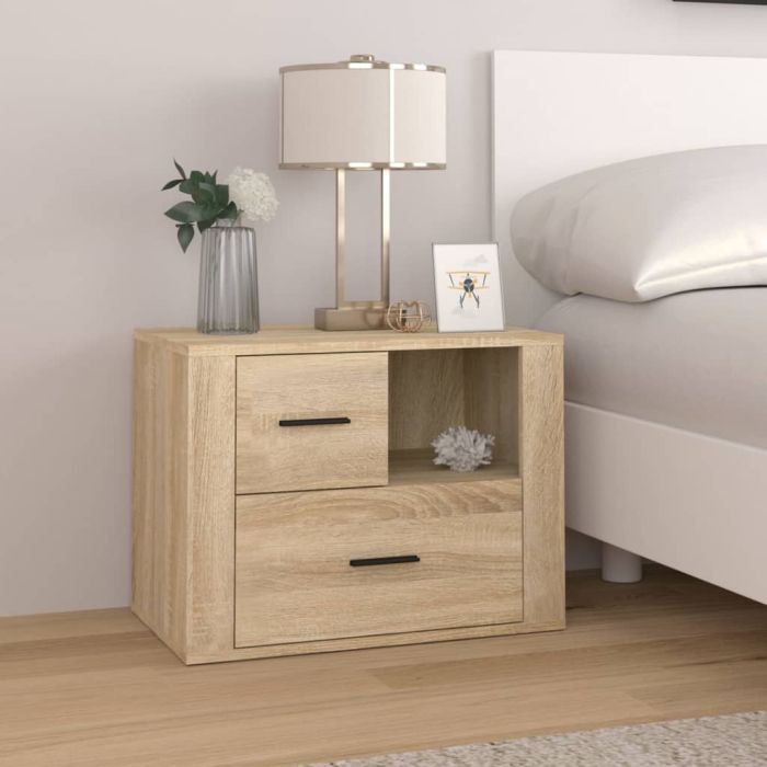 Bedside Table - ANNAPOLIS Nightstand Sonoma Oak 60cm