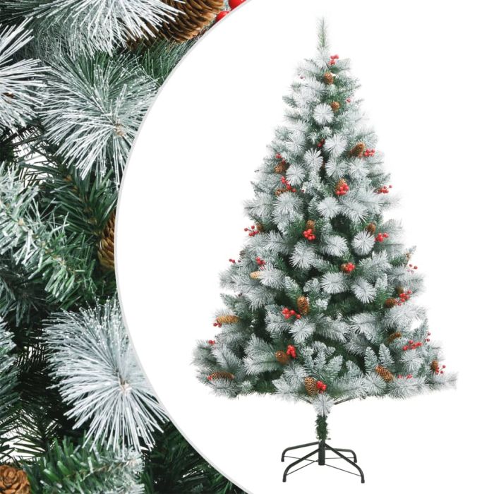 Fluer 240cm Hinged Tree with Berries and Cones