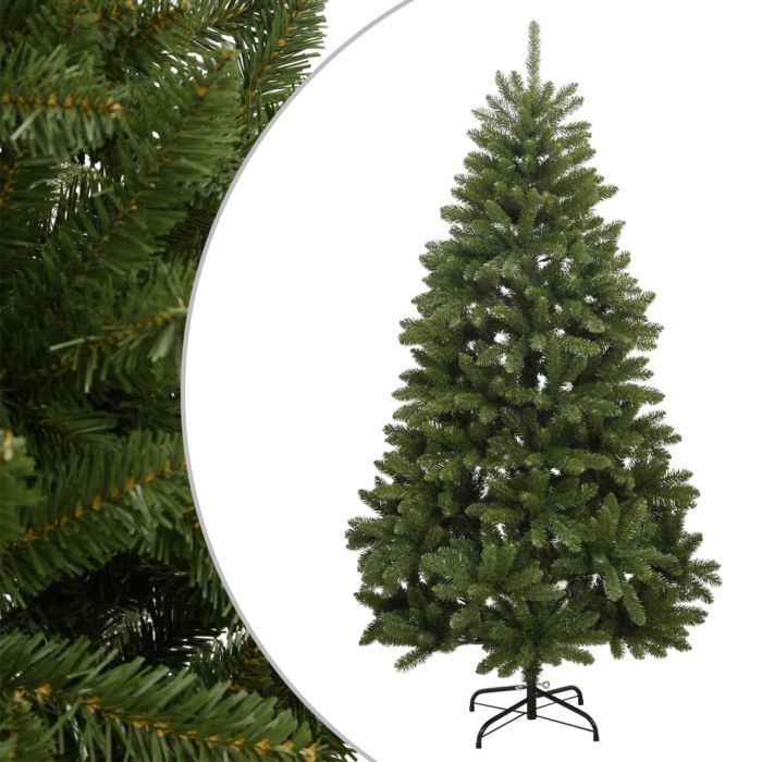 GLIMMERA Artificial Hinged Christmas Tree with Stand Green 300 cm