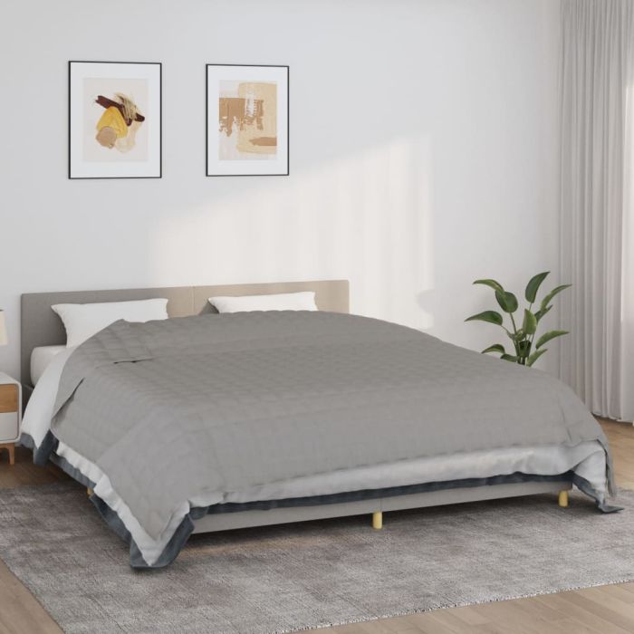 Weighted Blanket Grey 235x290cm - Fabric