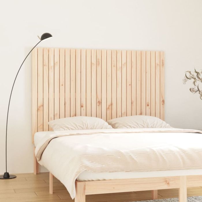 Wall Headboard 166x3x110cm Solid Wood Pine