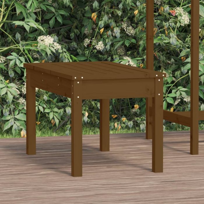 Garden Bench Honey Brown 80x44x45 cm Solid Wood Pine