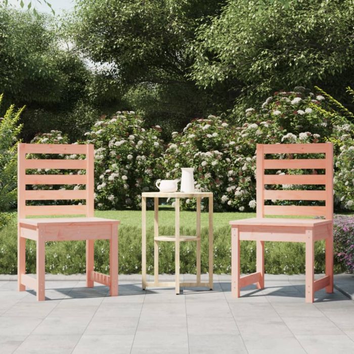 Garden Chairs 2 pcs 40.5x48x91.5 cm Solid Wood Douglas