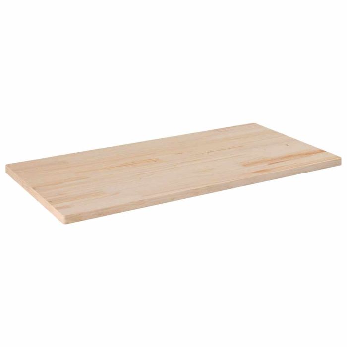 Table Top 110x60x2.5cm Solid Wood Pine Rectangular