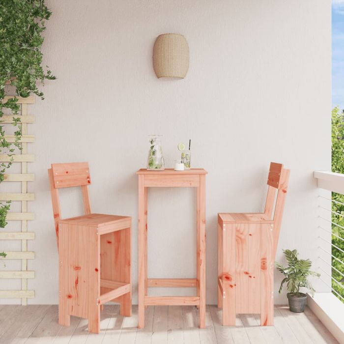 Bar Stools 2 pcs 40x48.5x115.5 cm Solid Wood Douglas