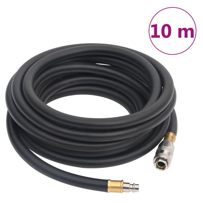 Hybrid Air Hose Black 0.6" 10 m Rubber and PVC