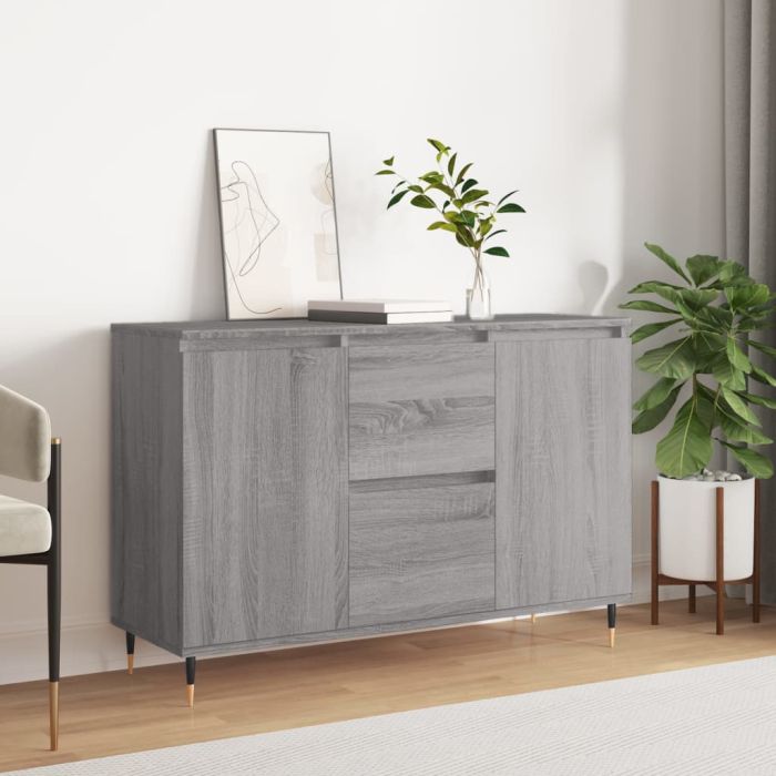 Sideboard Grey Sonoma 104x35x70cm Engineered Wood