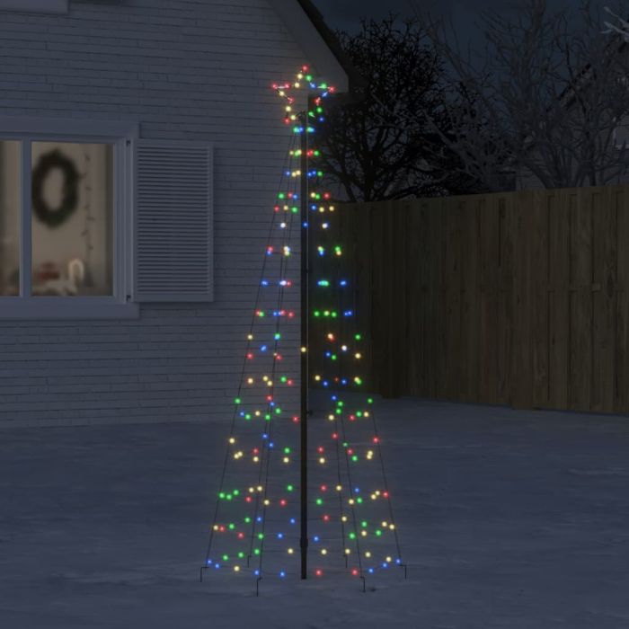 Faune Christmas Tree Light with Spikes 220 LEDs Colourful 180cm