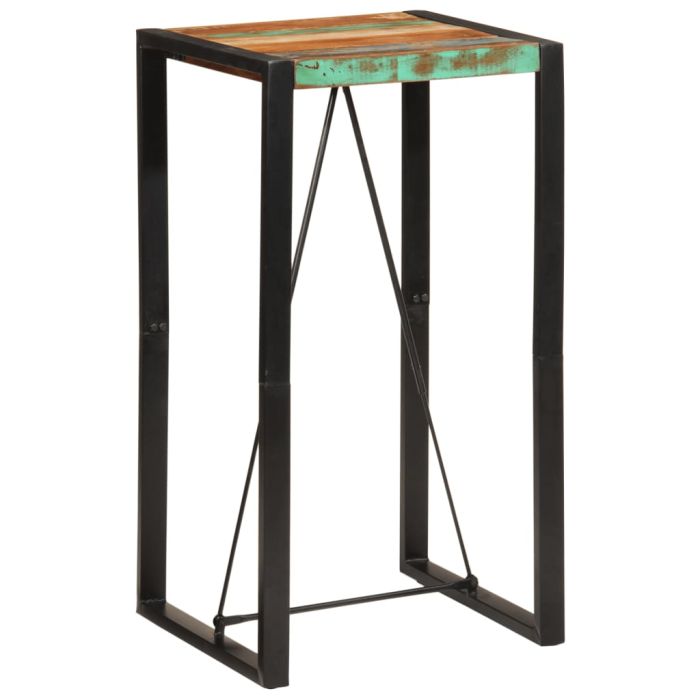 Bar Table 60x55x110 cm Solid Wood Reclaimed