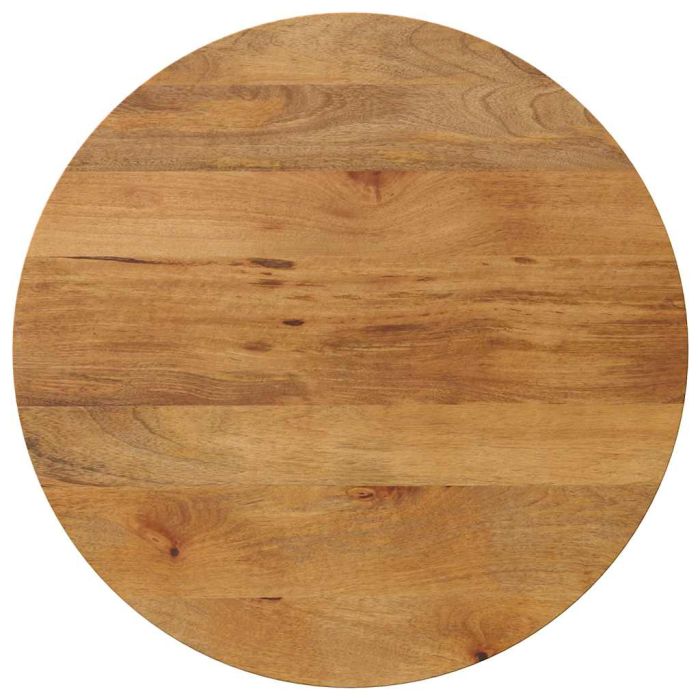 Table Top 70x2.5 cm Round Solid Wood Mango